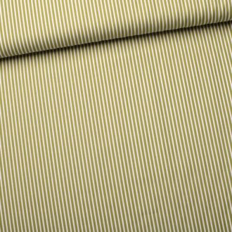 Webware Streifen grün/weiß