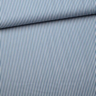 Webware Streifen blau/weiß
