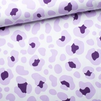 Jersey „Leo Pastell“ flieder auf weiß