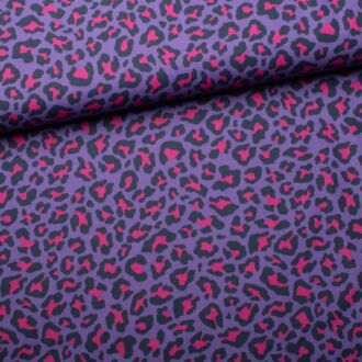 Baumwollwebware „Leo Pop“ violett