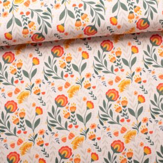 French Terry Fields of Joy by Claire’s Creative weiß