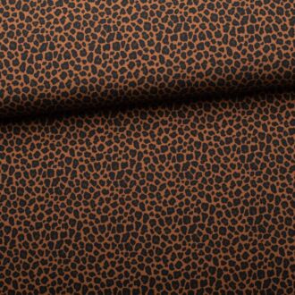 Baumwolljersey Leo klein braun