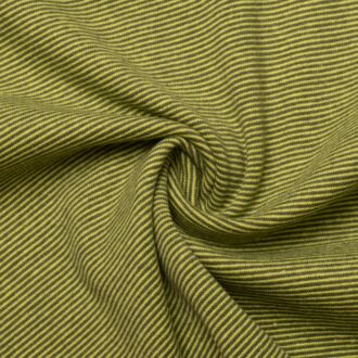 Ringelbündchen lime/olivgrün