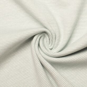 Ringelbündchen pastellmint/eisblau