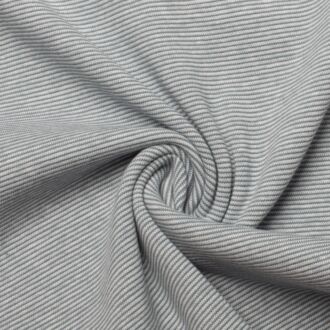 Ringelbündchen silber/grau