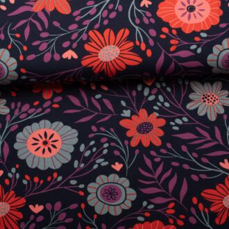 Baumwolljersey Big Rabea aubergine