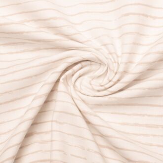 Baumwollwebware Mini Stripes ecru