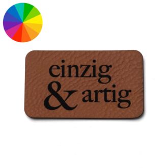 Kunstlederlabel 