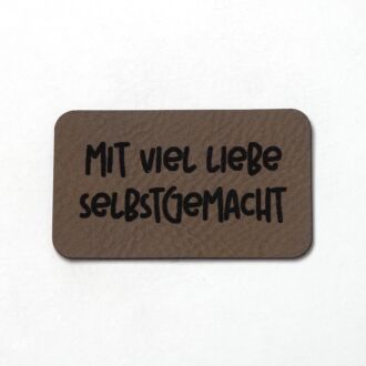 Kunstlederlabel 