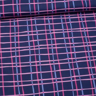 Webware Retro Checks navy