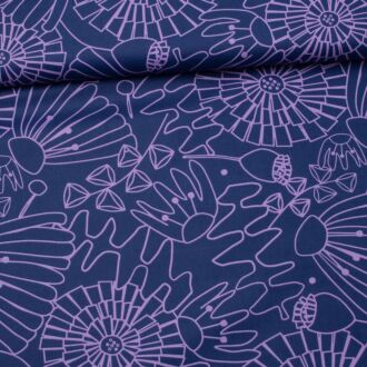 Webware Eden Flowers navy - Nerida Hansen