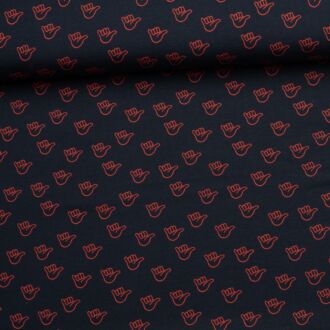 Hang Loose Jersey schwarz/orange