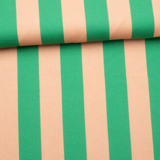 Canvas Joyful Stripe grün/beige