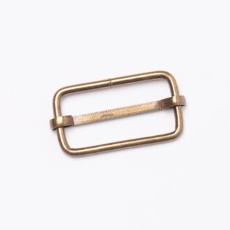 30mm Gurtschieber/Leiterschnalle altmessing