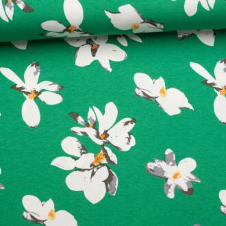 Viskosejersey Sommerlaune grün