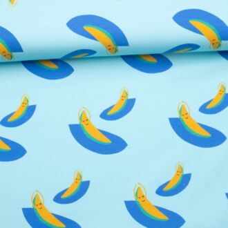 Bio French Terry Chill Melons blau