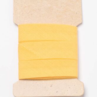 3m Baumwoll-Schrägband (20mm) eigelb