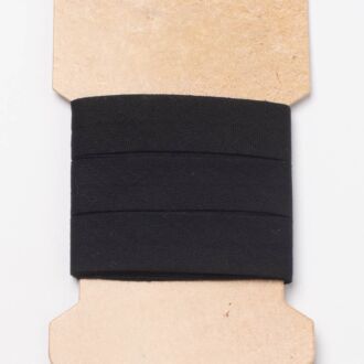 3m Baumwoll-Schrägband (20mm) schwarz