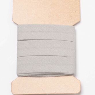 3m Baumwoll-Schrägband (20mm) silbergrau