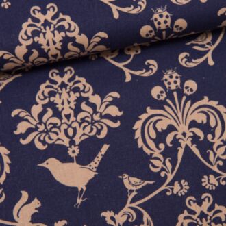 ECHINO Classic Animals blau Canvas