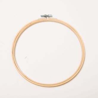 20cm Bambus-Stickrahmen