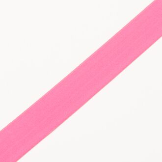 2,5cm Gummiband neonpink