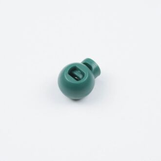3mm Kordelstopper rund dunkelgrün 