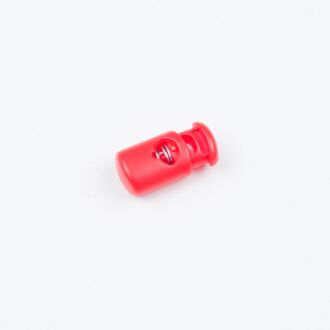 3mm Kordelstopper Zylinder hellrot