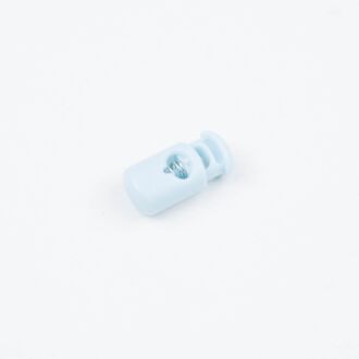 3mm Kordelstopper Zylinder himmelblau