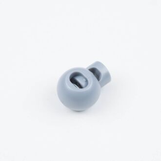 3mm Kordelstopper rund grau