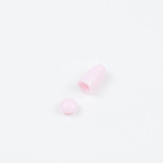 3mm Kordelende Kegel 2-teilig rosa