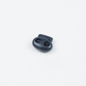 4mm Kordelstopper Duo dunkelblau