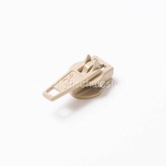 3mm Pin-Lock Schieber dunkelbeige (3 Stück)