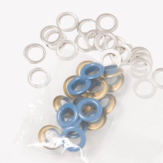 8mm Ösen jeansblau (20 Stück)