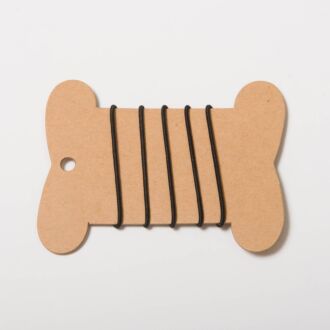 1,5mm Elastikkordel schwarz