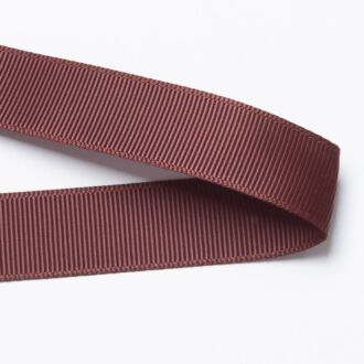 19mm Ripsband dunkelbraun