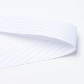 19mm Ripsband weiß