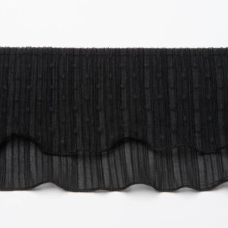 135mm Tüllborte schwarz