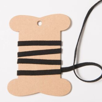 6mm Gummiband schwarz OHNE LATEX / hypoallergen