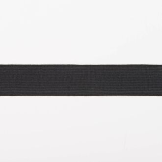 35mm Einziehgummi schwarz