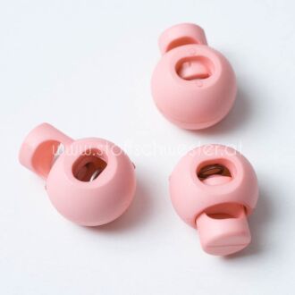 4mm Kordelstopper rund lachs