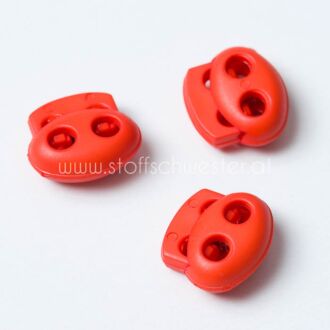 4mm Kordelstopper Duo-2 orange