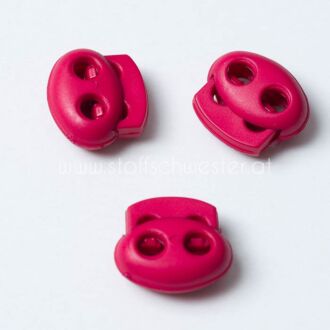 4mm Kordelstopper Duo-2 magenta