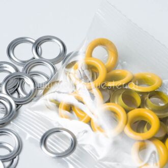 8mm Ösen gelb (20 Stück)