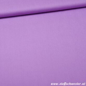 Bio-Unibaumwolle - soft touch - lila