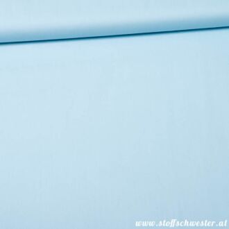 Bio-Unibaumwolle - soft touch - hellblau