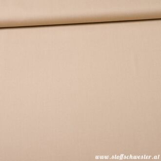 Bio-Unibaumwolle - soft touch - beige