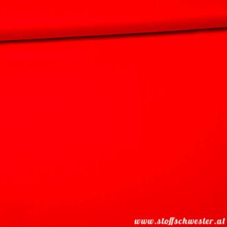 Bio-Unibaumwolle - soft touch - rot