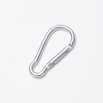 59mm Aluminium-Karabiner silber