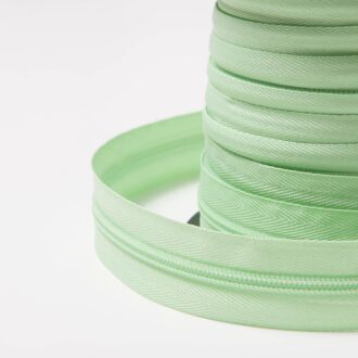 5mm Endlos-Reißverschluss blasses grün